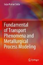 Fundamental of Transport Phenomena and Metallurgical Process Modeling