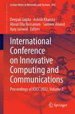 International Conference on Innovative Computing and Communications: Proceedings of ICICC 2022, Volume 3