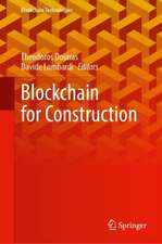 Blockchain for Construction