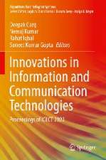 Innovations in Information and Communication Technologies: Proceedings of ICIICT 2022