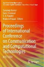 Proceedings of International Conference on Communication and Computational Technologies: ICCCT 2022