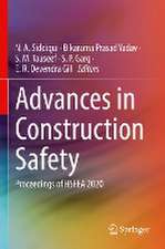 Advances in Construction Safety: Proceedings of HSFEA 2020