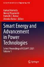 Smart Energy and Advancement in Power Technologies