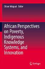 African Perspectives on Poverty, Indigenous Knowledge Systems, and Innovation