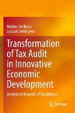 Transformation of Tax Audit in Innovative Economic Development