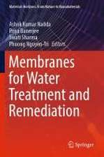 Membranes for Water Treatment and Remediation