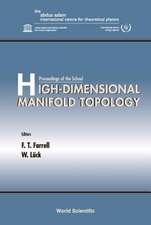 HIGH-DIMENSIONAL MANIFOLD TOPOLOGY