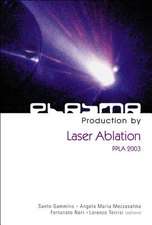 Plasma Production By Laser Ablation: Ppla 2003