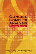 Concise Complex Analysis