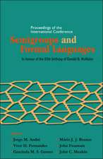SEMIGROUPS & FORMAL LANGUAGES