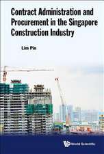 CONTRACT ADMIN & PROCUREMENT SINGAPORE CONSTRUCT INDUSTRY