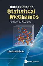 Introduction To Statistical Mechanics: Solutions To Problems 