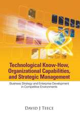 TECHNOLOG KNOW-HOW, ORGANIZATIONAL...