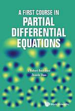 FIRST COURSE IN PARTIAL DIFFERENTIAL EQUATIONS, A