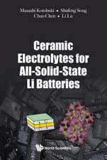 CERAMIC ELECTROLYTES FOR ALL-SOLID-STATE LI BATTERIES