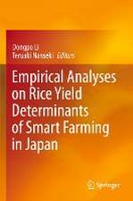 Empirical Analyses on Rice Yield Determinants of Smart Farming in Japan