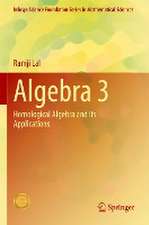 Algebra 3: Homological Algebra and Its Applications