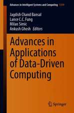 Advances in Applications of Data-Driven Computing