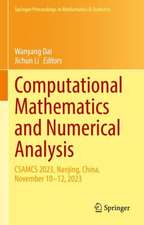 Computational Mathematics and Numerical Analysis