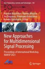 New Approaches for Multidimensional Signal Processing: Proceedings of International Workshop, NAMSP 2023