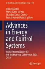 Advances in Energy and Control Systems