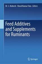 Feed Additives and Supplements for Ruminants 