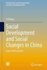 Social Development and Social Changes in China : From 1949 to 2019