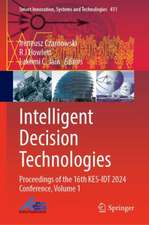 Intelligent Decision Technologies