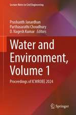 Water and Environment, Volume 1