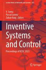 Inventive Systems and Control: Proceedings of ICISC 2023