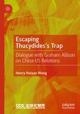 Escaping Thucydides's Trap