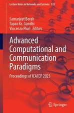 Advanced Computational and Communication Paradigms: Proceedings of ICACCP 2023