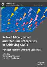 Role of Micro, Small and Medium Enterprises in Achieving SDGs: Perspectives from Emerging Economies