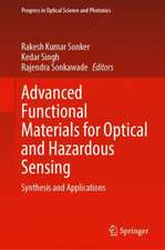 Advanced Functional Materials for Optical and Hazardous Sensing