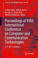 Proceedings of Fifth International Conference on Computer and Communication Technologies: IC3T 2023, Volume 1