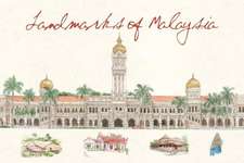 Landmarks of Malaysia: 360 Paintings