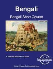 Bengali Short Course - Student Text