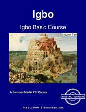 Igbo Basic Course - Student Text