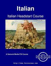 Italian Headstart Course - Modules 4-5