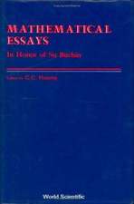 Mathematical Essays: In Honor of Su Buchin