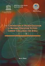 The Contribution of Higher Education to National Educational Systems