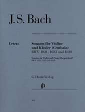 Drei Sonaten für Violine und Klavier (Cembalo) BWV 1020, 1021,1023