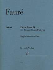 Élégie Opus 24 für Violoncello und Klavier