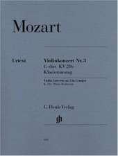 Mozart, Wolfgang Amadeus - Violinkonzert Nr. 3 G-dur KV 216 (Klavierauszug)