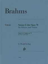 Johannes Brahms - Violinsonate G-dur op. 78