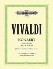 Concerto in D Minor Op. 3 No. 11 (RV 565) (Edition for 2 Violins and Piano)