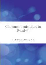 Common mistakes in Swahili