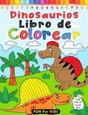 Dinosaurios Libro de Colorear para Niños de 4 a 8 Años