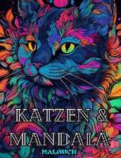 Book, A: Katzen mit Mandalas - Malbuch für Erwachsene. Wunde