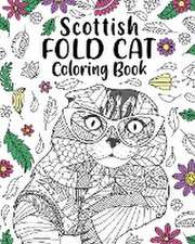 Scottish Fold Cat Coloring Book